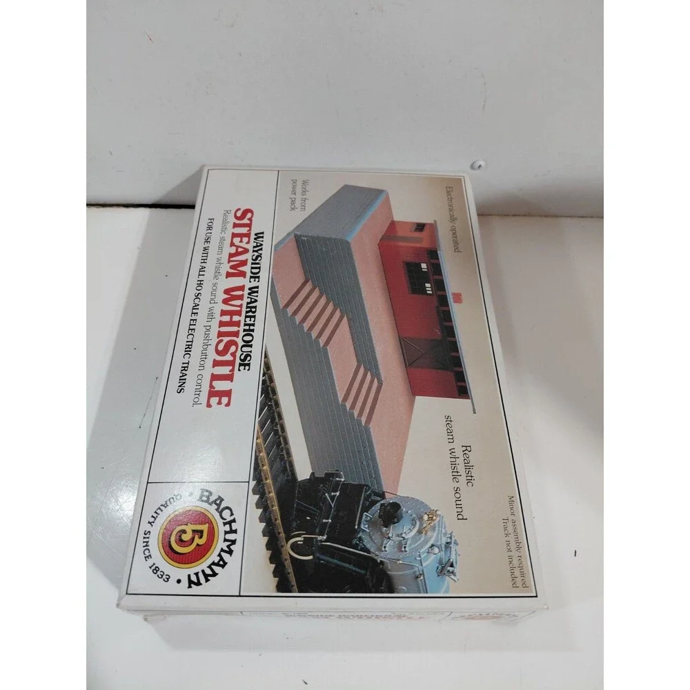Bachman 46-1209 HO Gauge Model Railroad Wayside Warehouse Steam Whistle w/Box